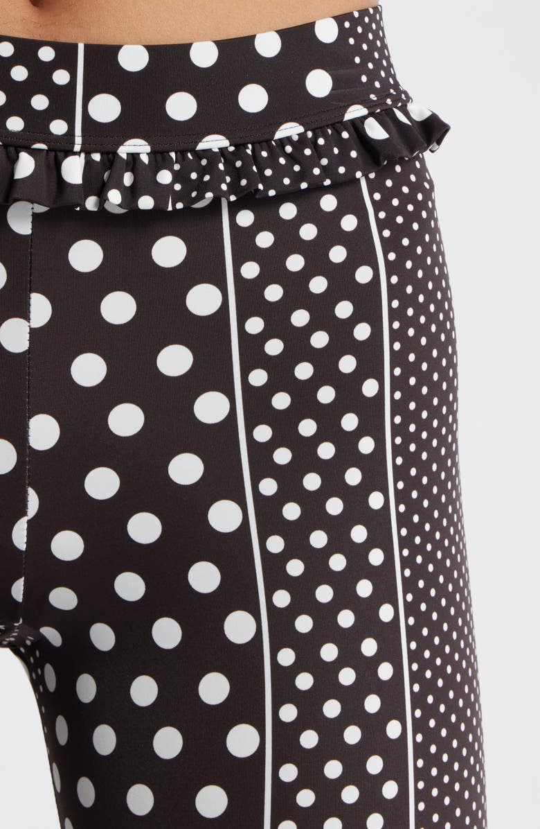 Damson Madder Mixed Print Capri Pants, Alternate, color, Black/ White Multi