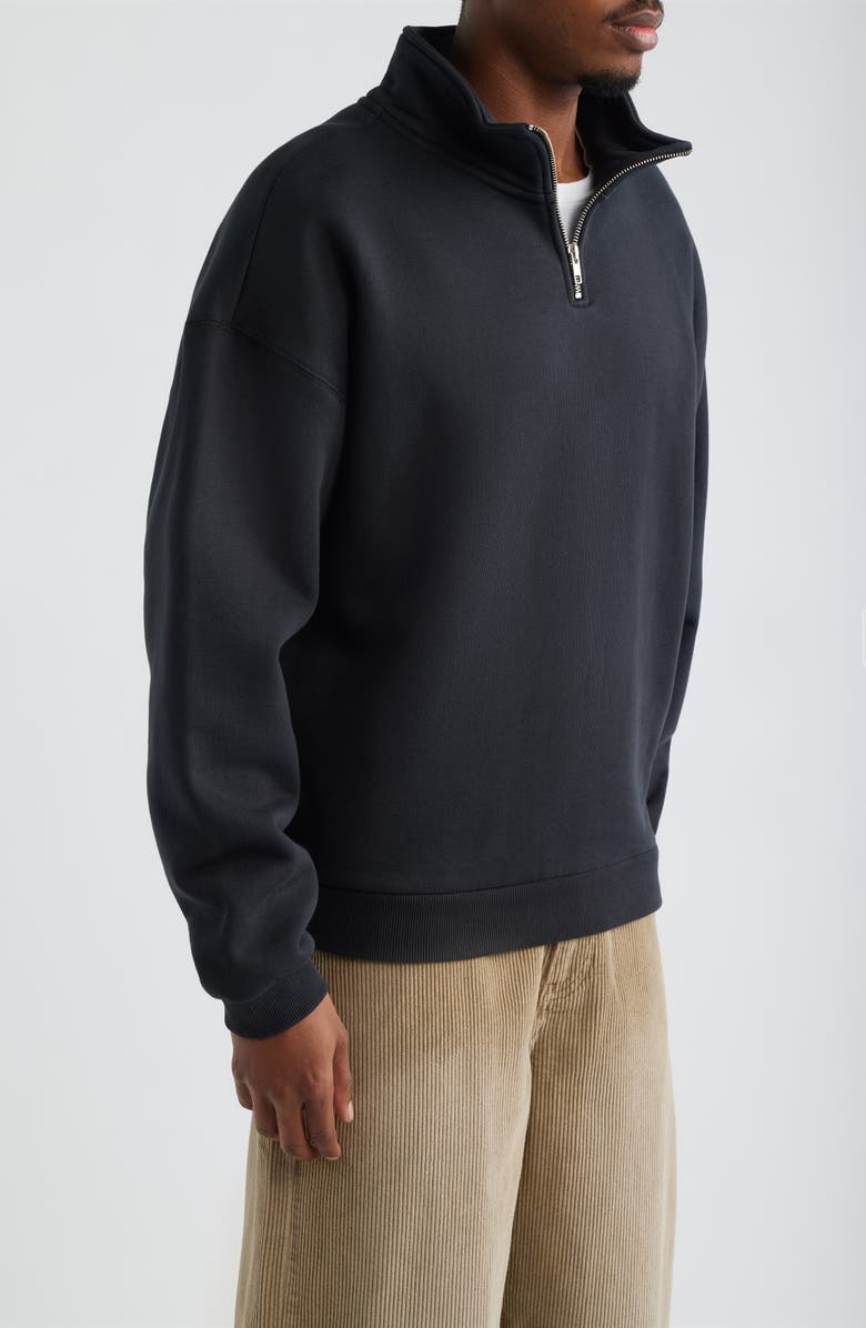 Elwood Oversize Core Quarter Zip Sweatshirt, Alternate, color, Vintage Black