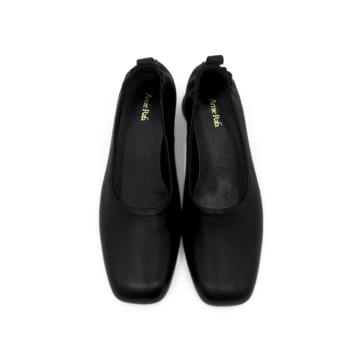 Amie Rafa Planner Block Kitten Heel In Black