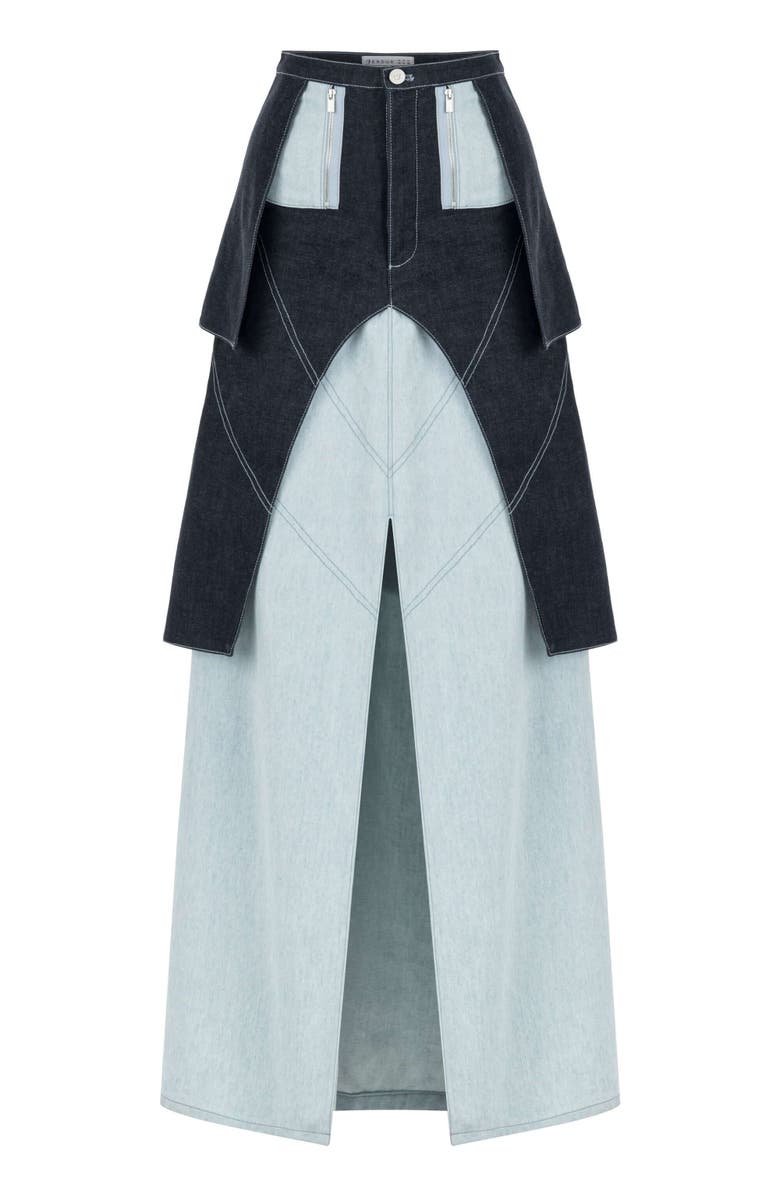 Jendue Monte Skirt, Alternate, color, Blue