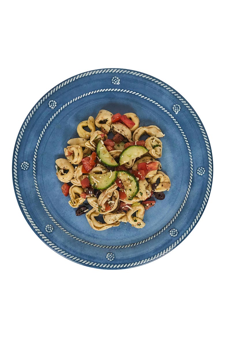 Berry & Thread Set of 4 Melamine Dinner Plates, Alternate, color, OCEAN