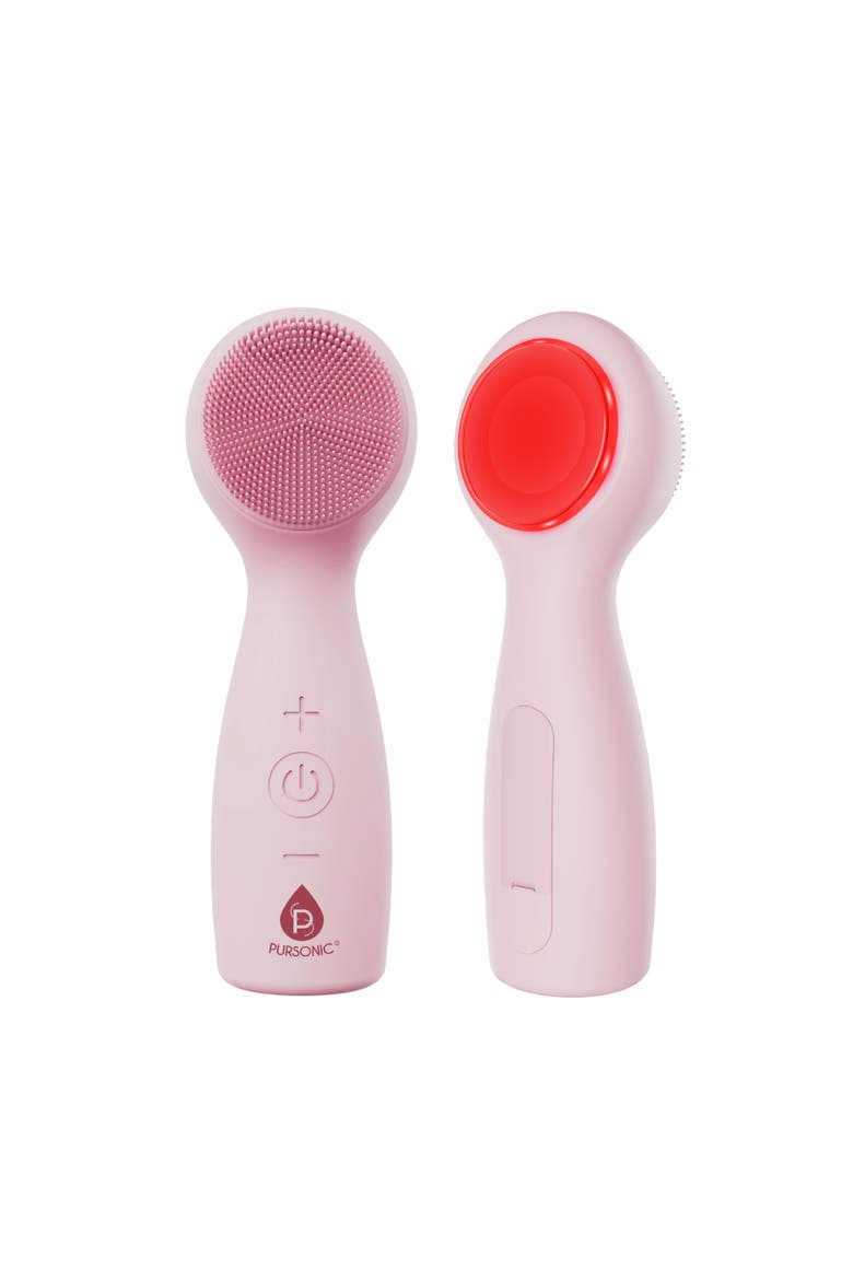 3-in-1 Sonic Facial Cleanser with Heated Jade, Alternate, color, Pink