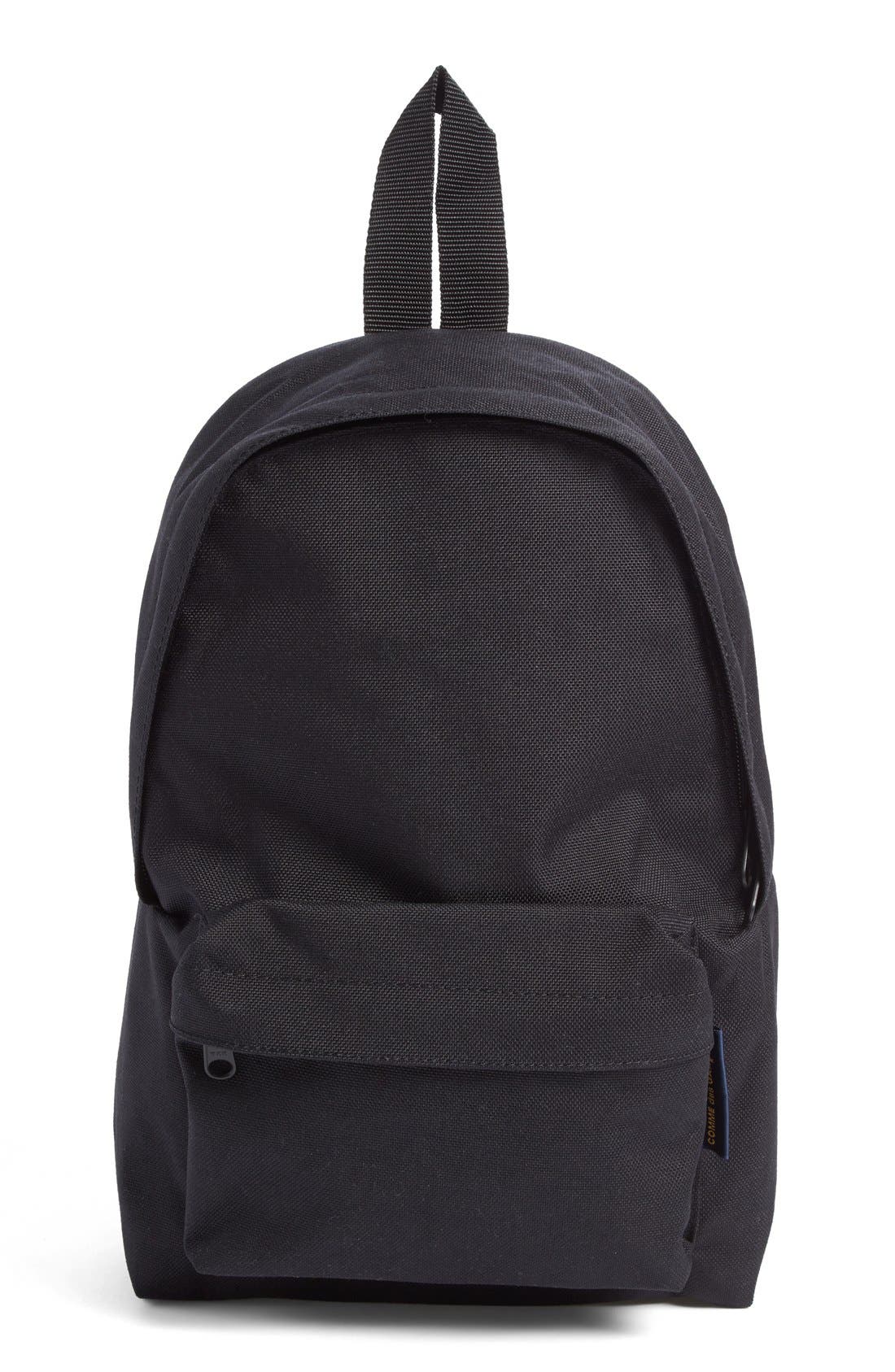 Comme des Garçons Nylon & Leather Backpack, Main, color, 