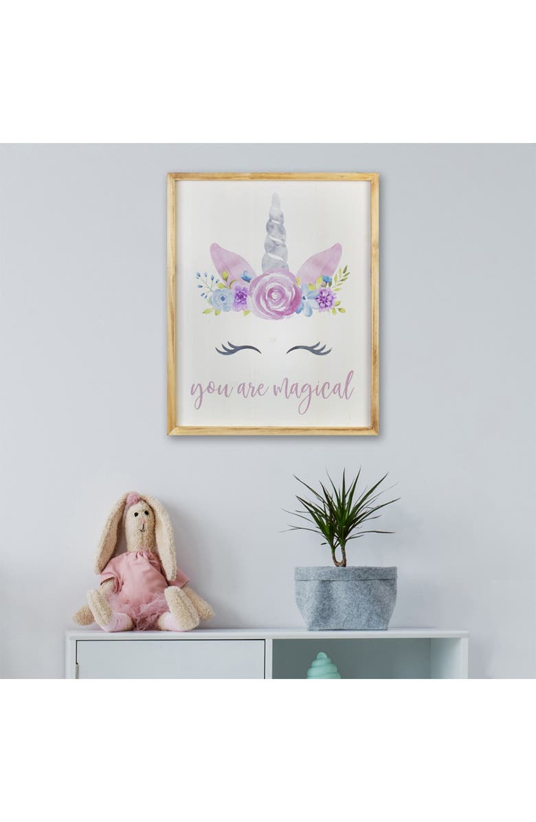 STRATTON HOME DECOR You Are Magical Unicorn Wall Art, Alternate, color, 