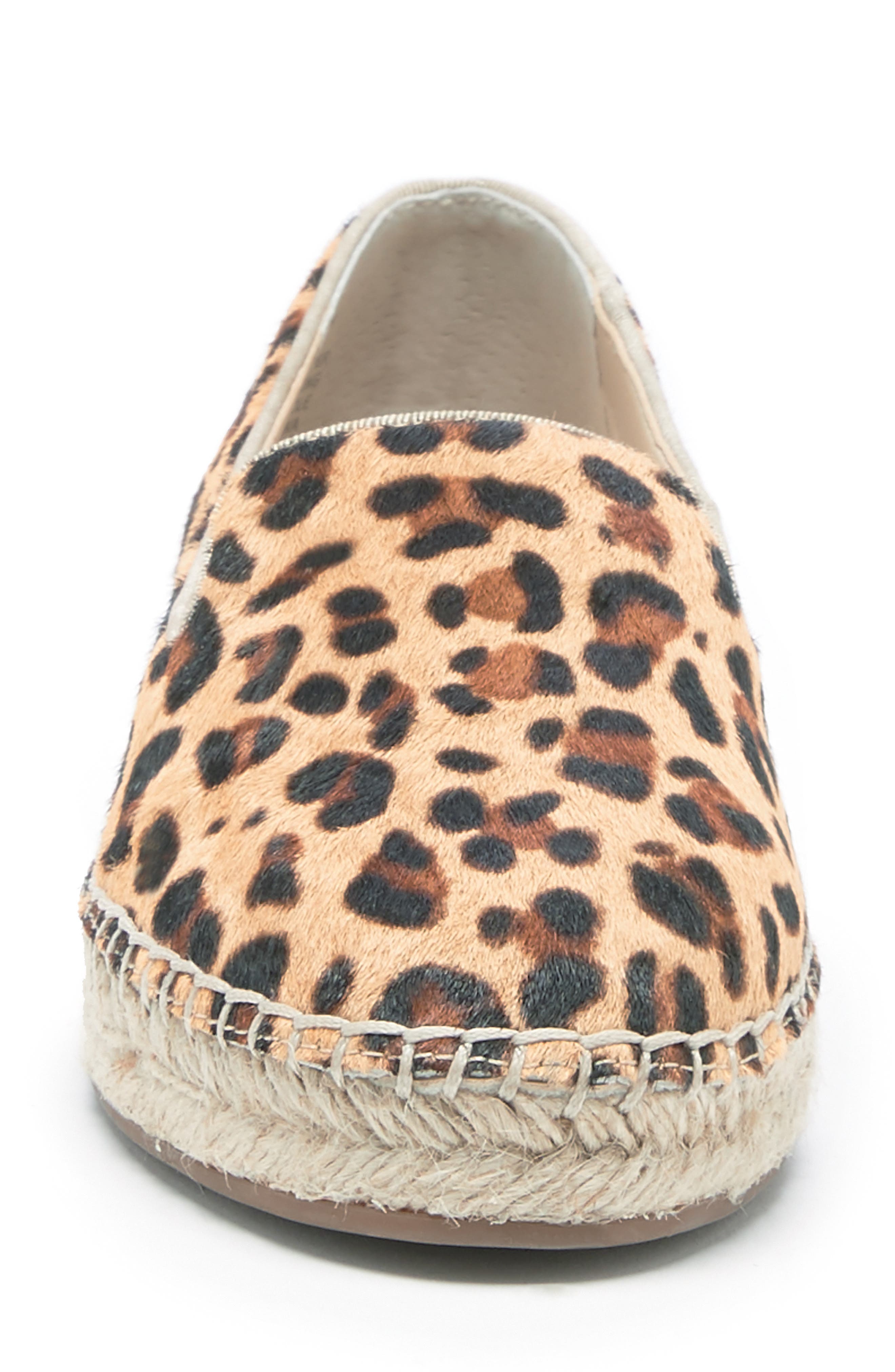 Sammah Espadrille Loafer, Alternate, color, TAN LEOPARD CALF HAIR