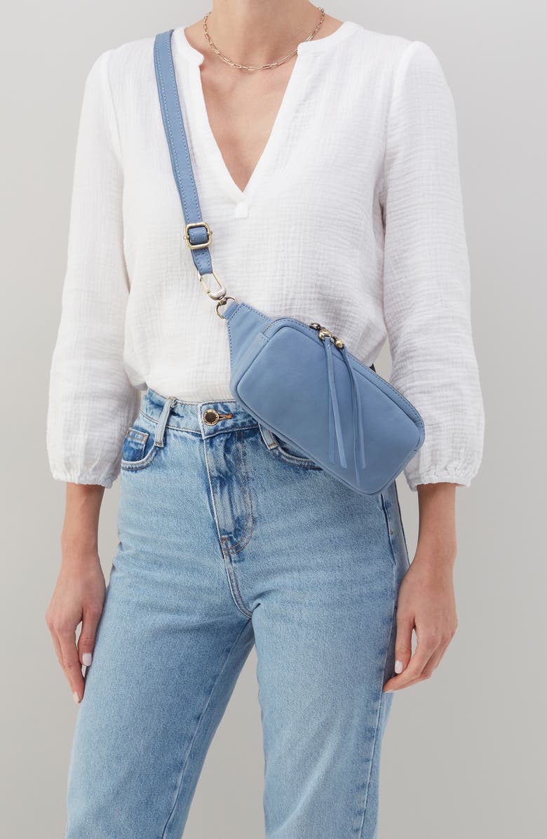 HOBO Shaker Leather Belt Bag, Alternate, color,