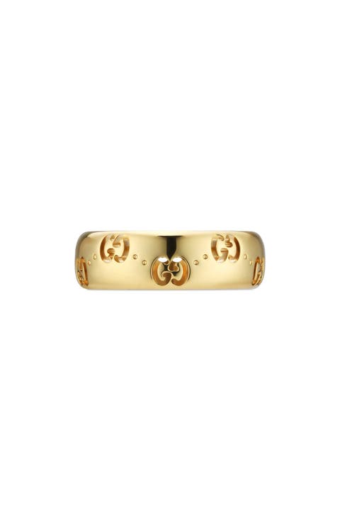 Icon GG Cutout Band Ring