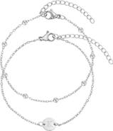 Adornia Set of 2 Assorted Chain Bracelets