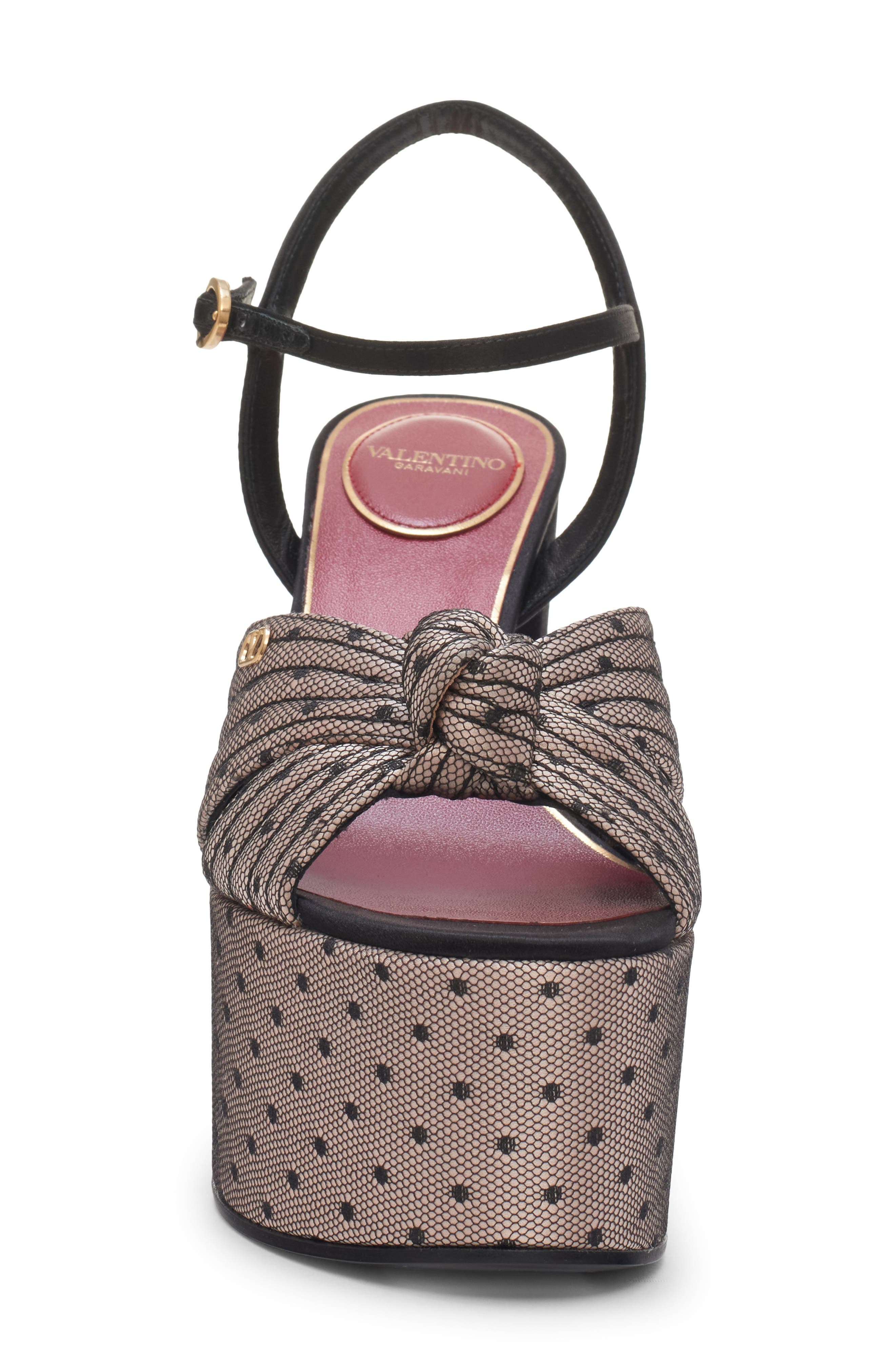 Crasher Platform Sandal, Alternate, color, BEIGE/ BLACK