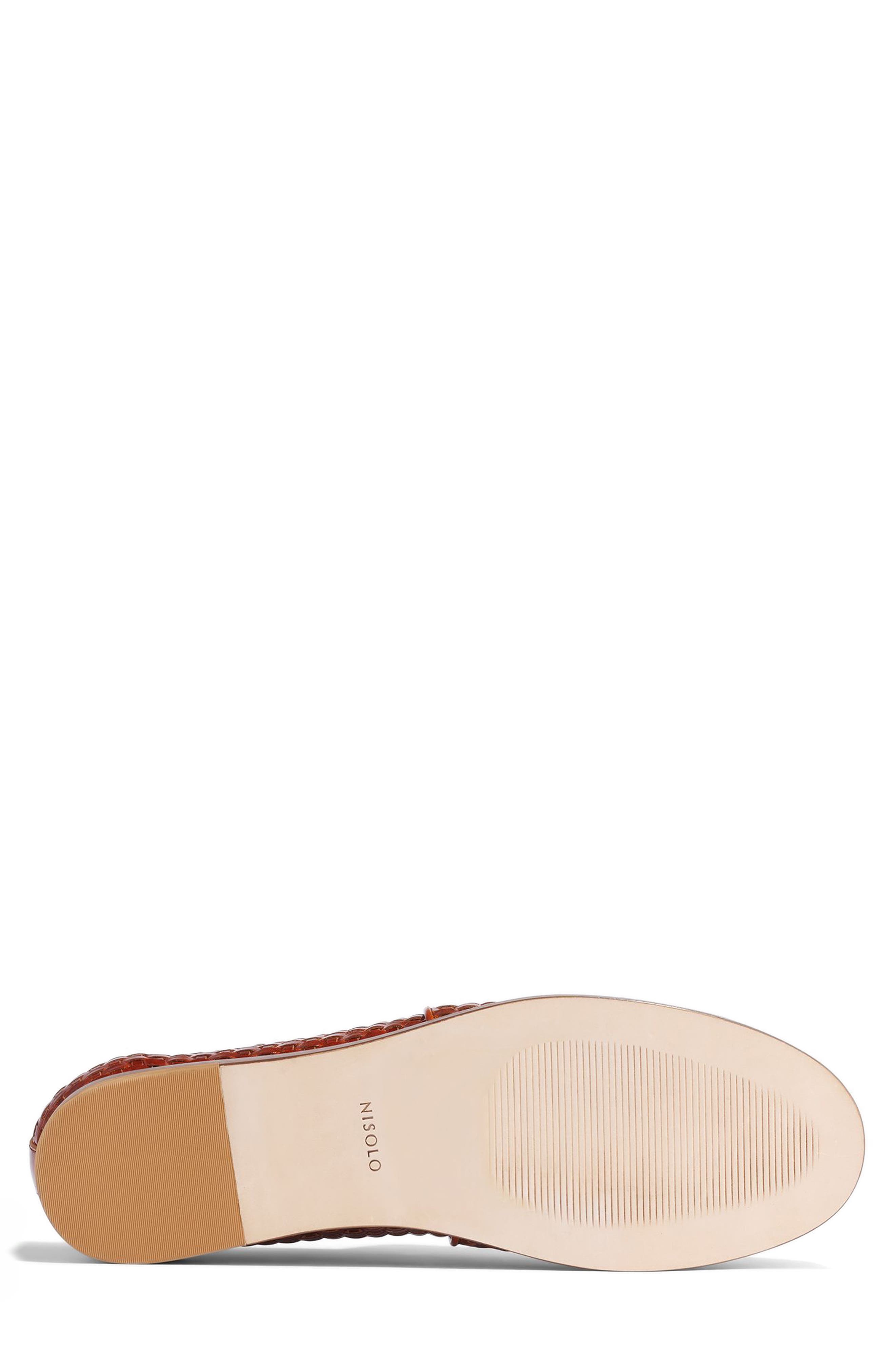 Nisolo Alejandro Woven Loafer, Alternate, color, Brandy