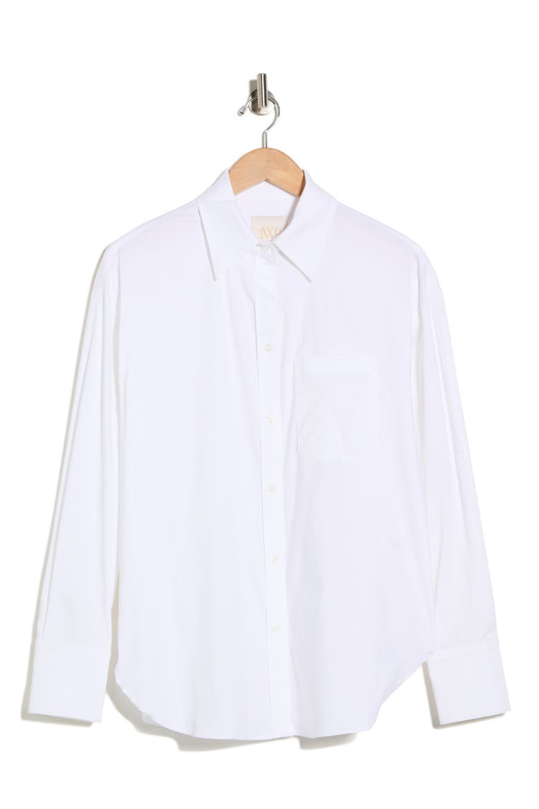 Big Joe Button-Up Shirt, Alternate, color, WHITE