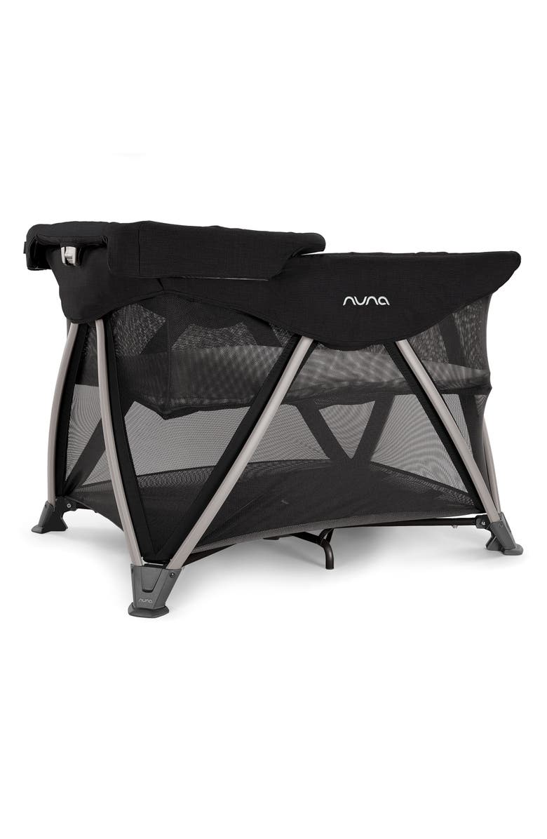 Nuna Sena<sup>™</sup> Aire Travel Crib & Changer, Main, color, Caviar