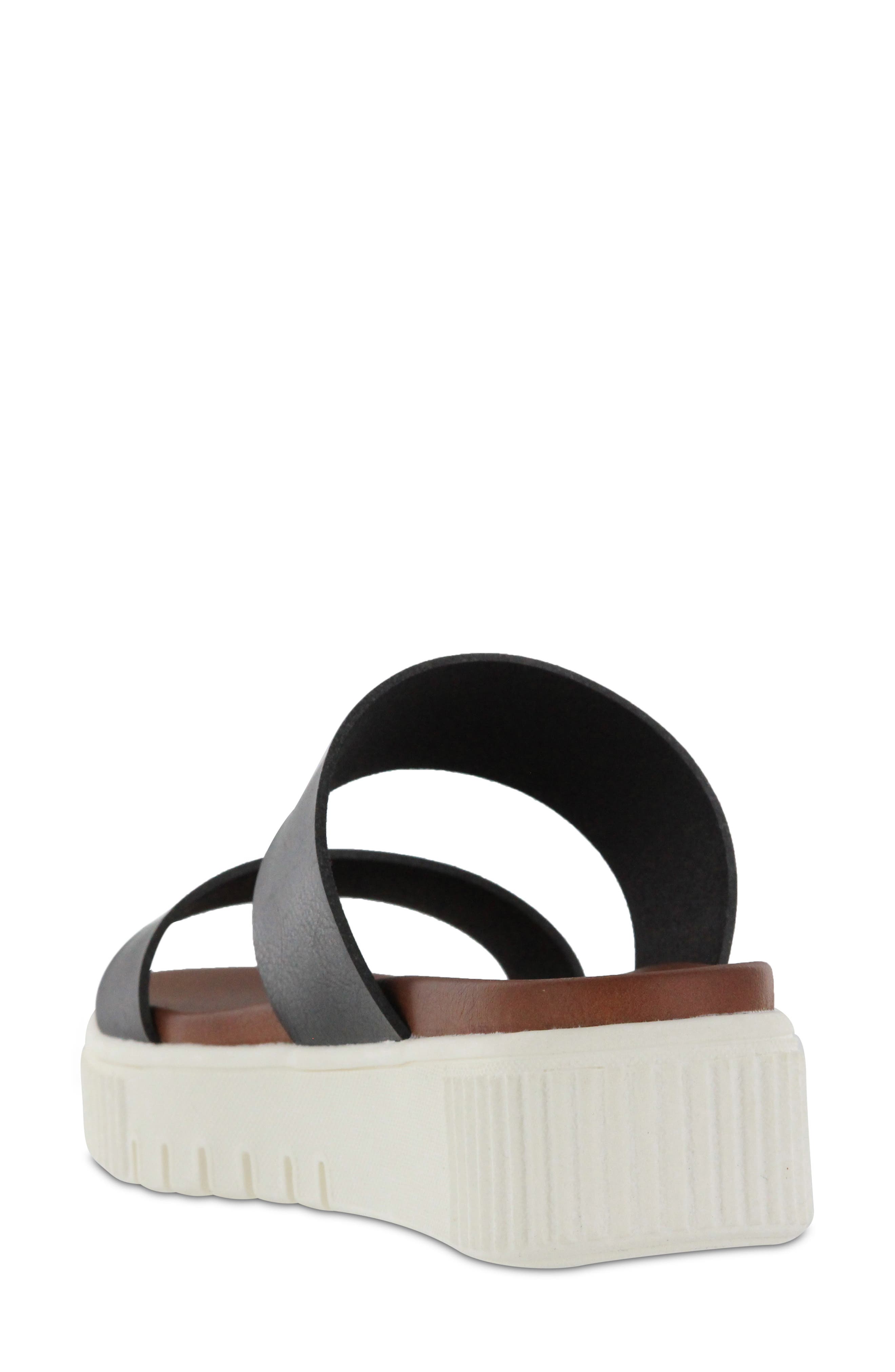 MIA Jordi Platform Genuine Calf Hair Slide Sandal, Alternate, color, 