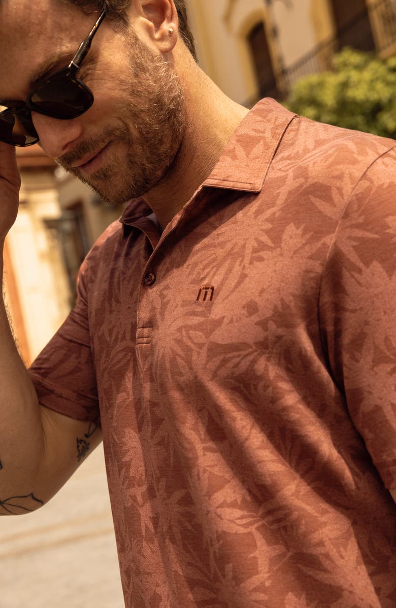 TravisMathew Featherweight Ticket Polo, Alternate, color, Maple