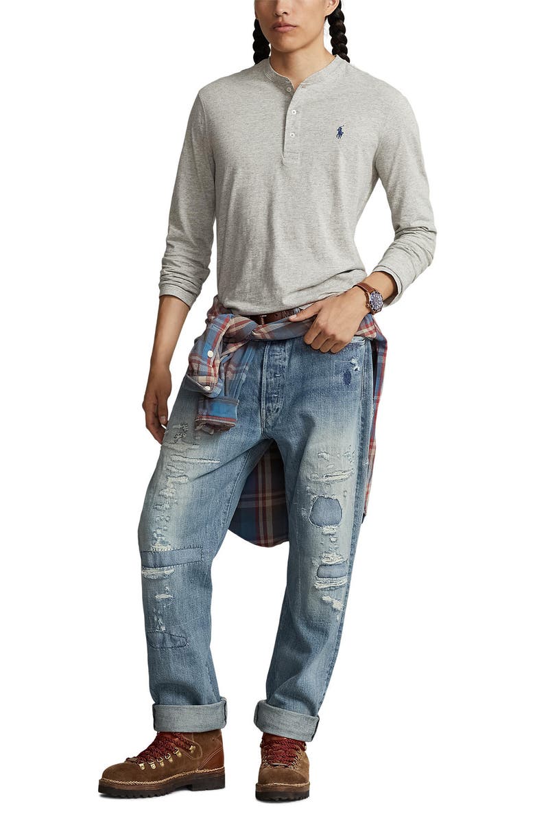 Polo Ralph Lauren Slub Jersey Henley, Alternate, color,