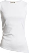 Open Edit Asymmetric Rib Cotton Tank