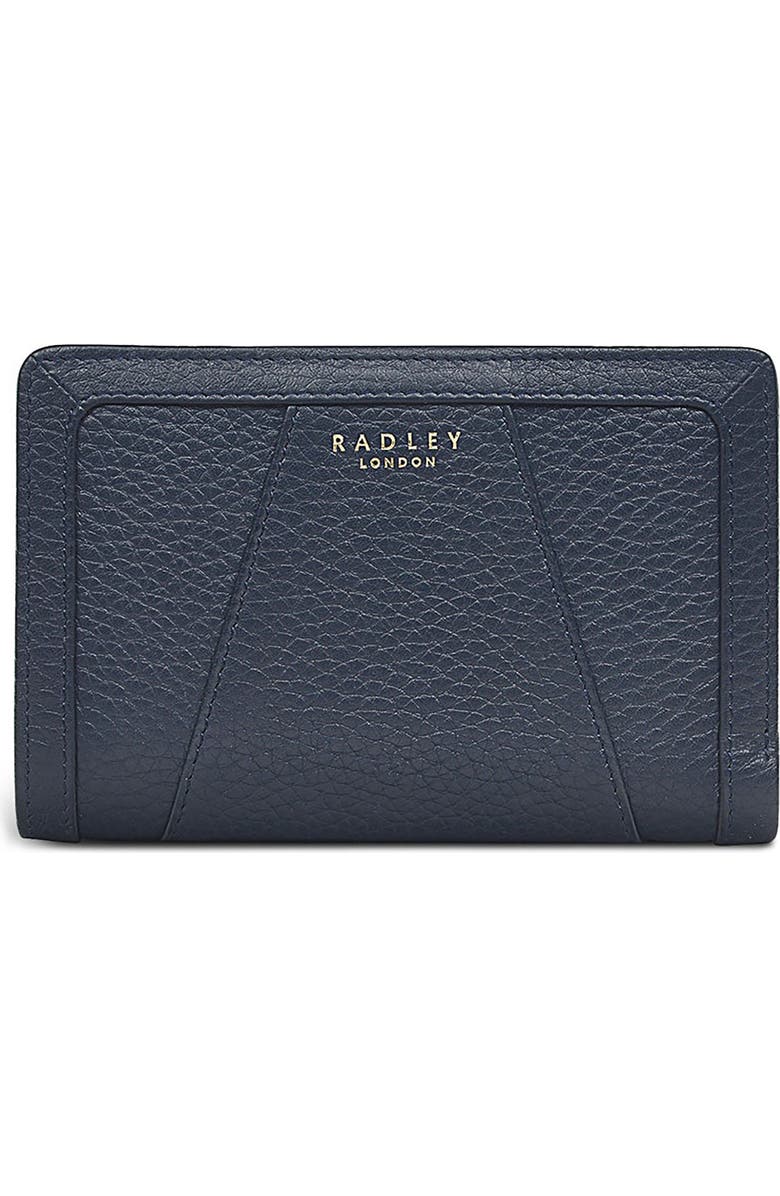 Radley Wood Street 2.0 Zip Leather Wallet, Main, color, Ink