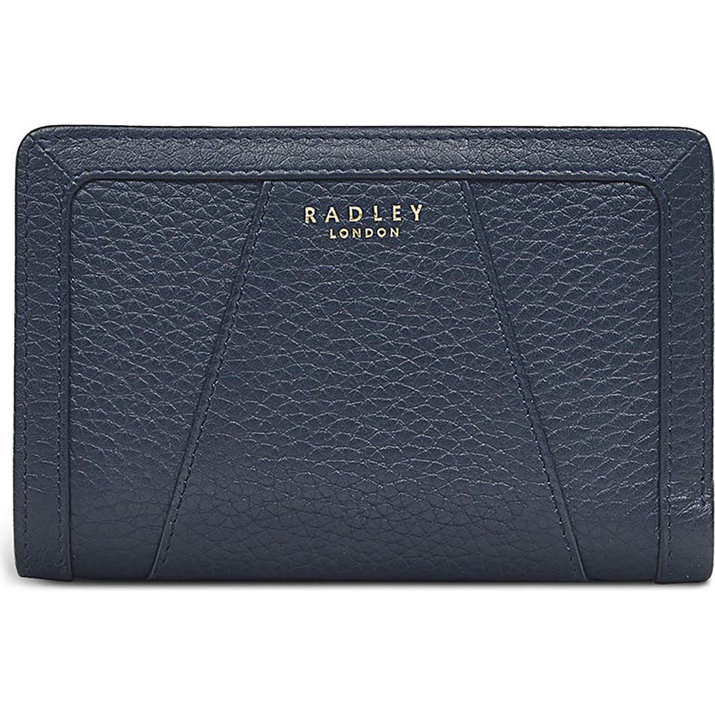 Radley Wood Street 2.0 Zip Leather Wallet In Blue
