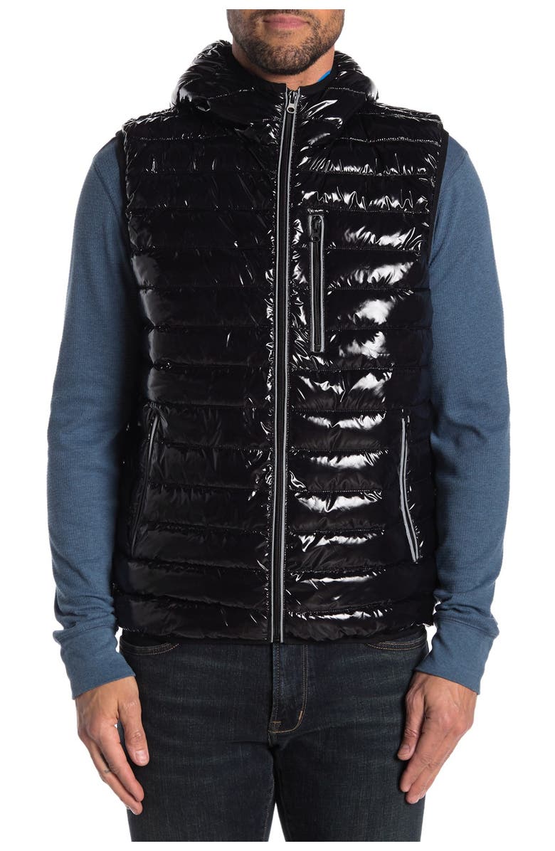 Noize Gavyn Hooded Puffer Vest, Alternate, color, 