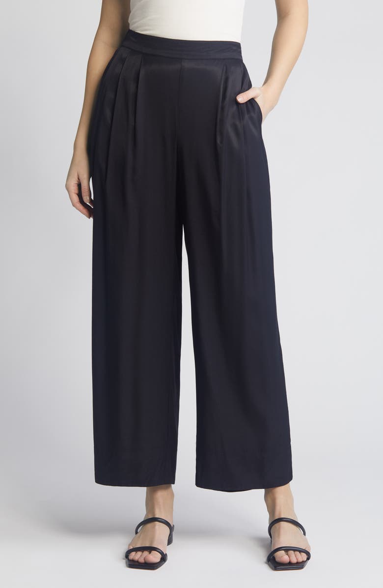Masai Copenhagen Patty Wide Leg Twill Pants, Main, color, 