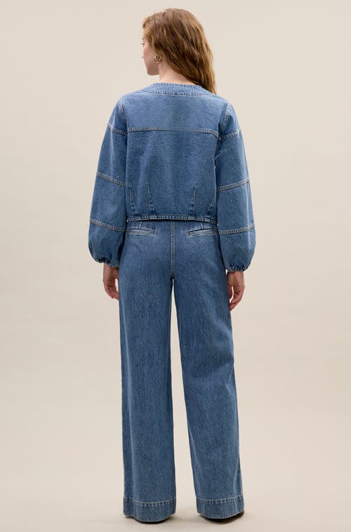 Rebecca Taylor Dax Denim Jacket In Dax Wash