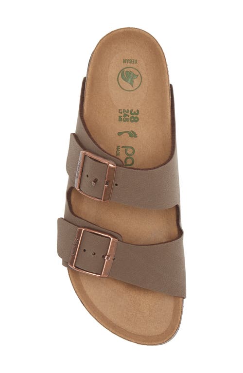 Birkenstock Women's Arizona Flex Nubuck Leather Platform Sandals From Finish Line In Mocha
