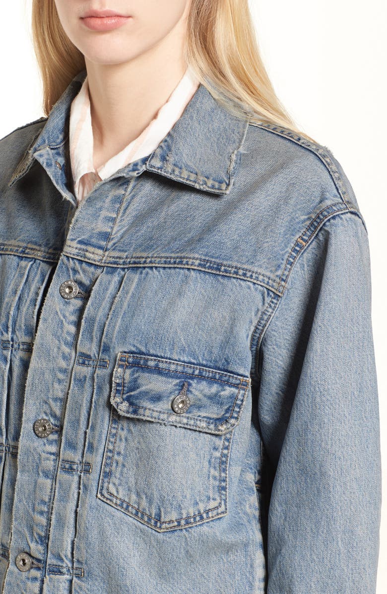 AG Cassie Denim Jacket, Alternate, color,