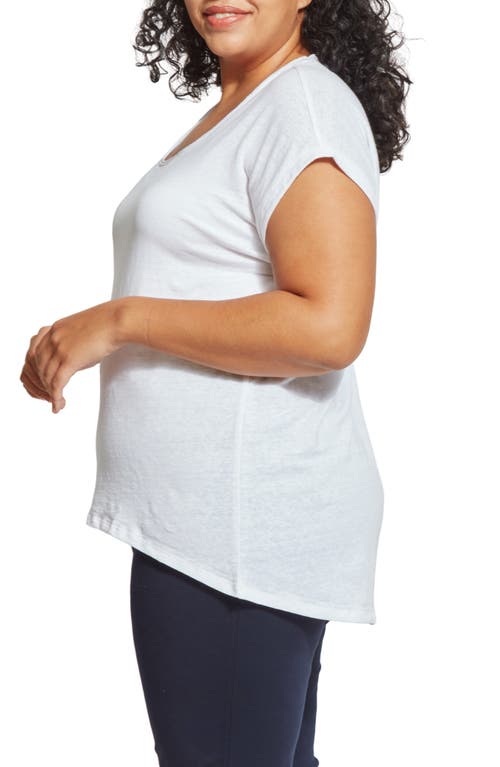 Lyssé Lysse Classic Scoop Neck T-shirt In White