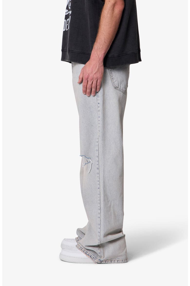 Distressed Kick Flare Jeans, Alternate, color, LIGHT BLUE