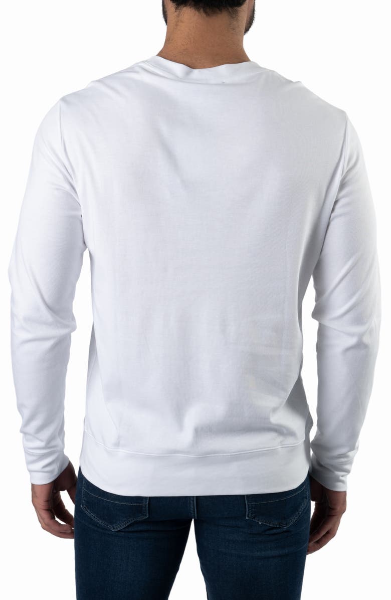 Jared Lang Cotton Long Sleeve T-Shirt, Alternate, color, Grey