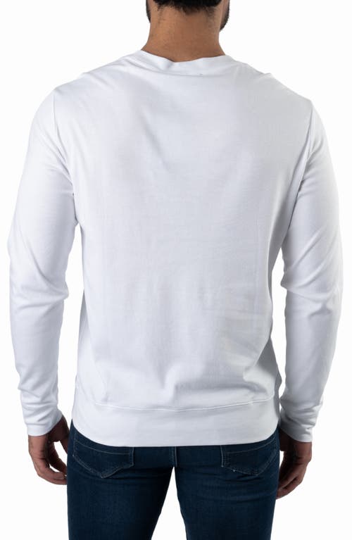 Jared Lang Cotton Long Sleeve T-shirt In White