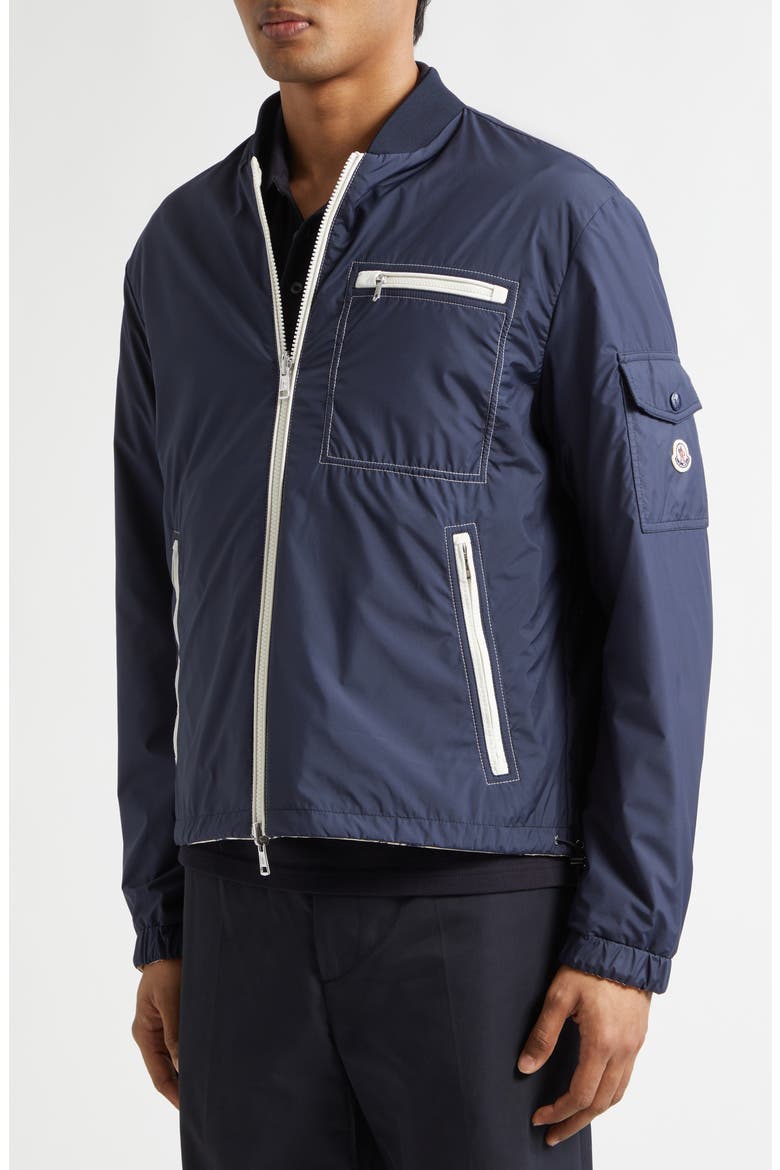 Achensee Reversible Bomber Jacket, Alternate, color, BLUE