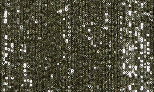ANNE KLEIN ANNE KLEIN SEQUIN DOUBLE SCOOP NECK MESH TANK