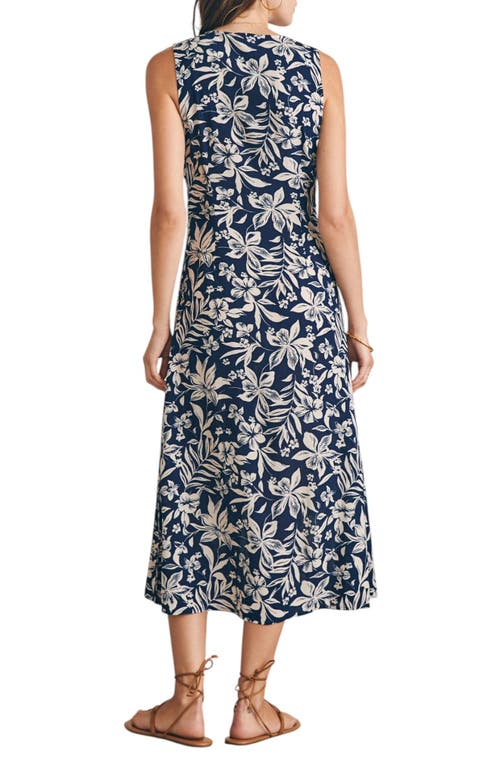 Faherty Sorrento Sleeveless Dress In Multi