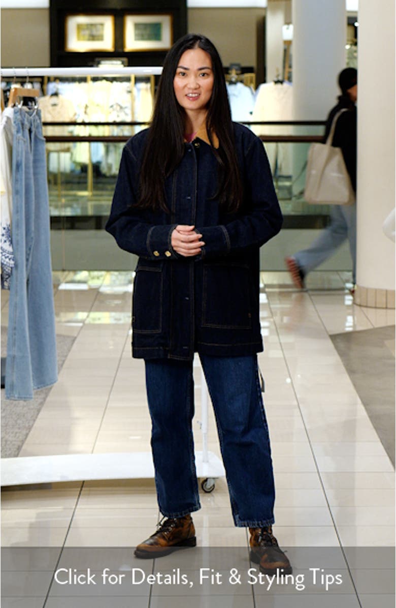 Archer Corduroy Collar Denim Jacket, sales video thumbnail