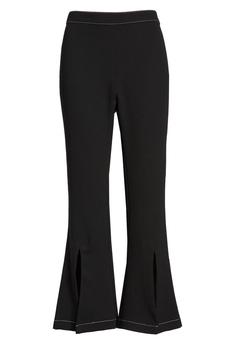 Endless Rose Contrast Stitch Crop Pants, Alternate, color, 