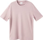 MANGO Regular Fit Medium Weight Cotton T-Shirt