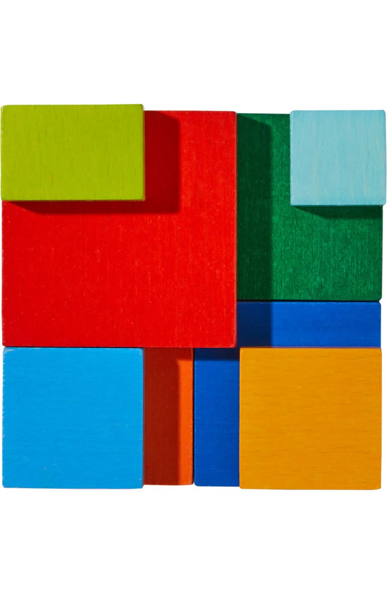 HABA Rainbow Cube - 3D Arranging Game, Alternate, color, 