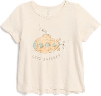 Submarine Cotton Graphic T-Shirt