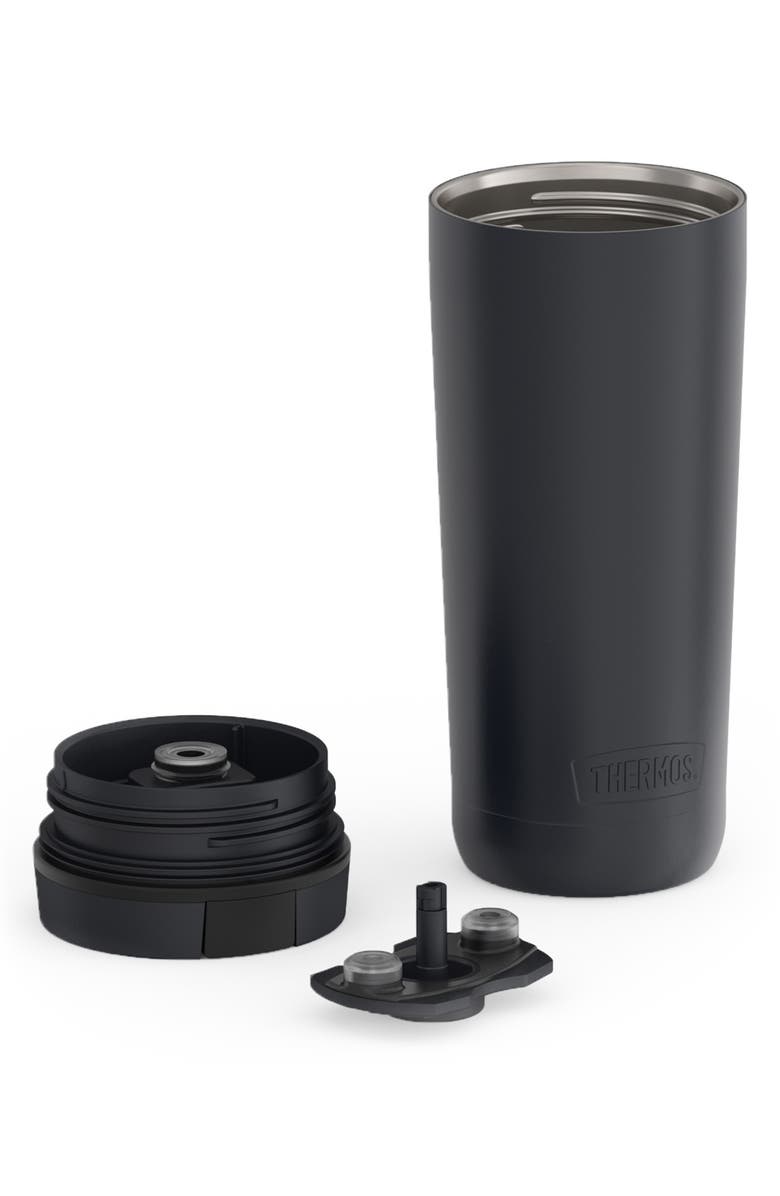 THERMOS 18-Ounce Vacuum Insulated Stainless Steel Travel Tumbler, Alternate, color, Black