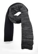 Portolano Cashmere scarf in solid and tweed pattern