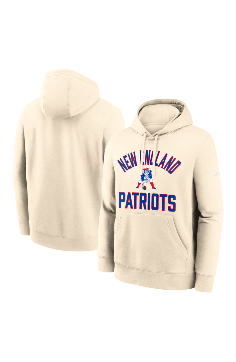 Nike Men's Nike Natural New England Patriots Club Hoodie, Main, color, 