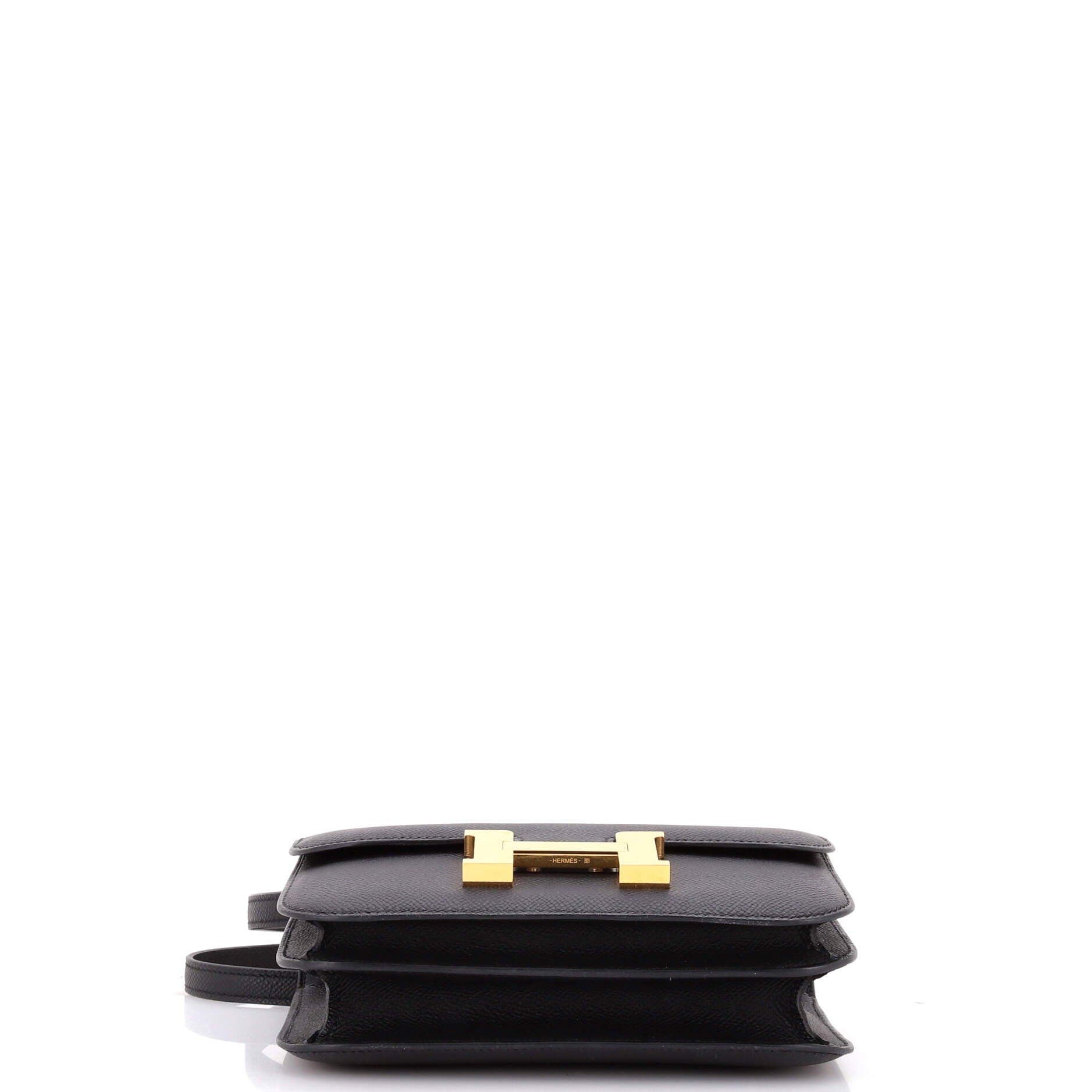 Pre-Owned Hermes Constance NM Bag Epsom 18, Alternate, color, Noir