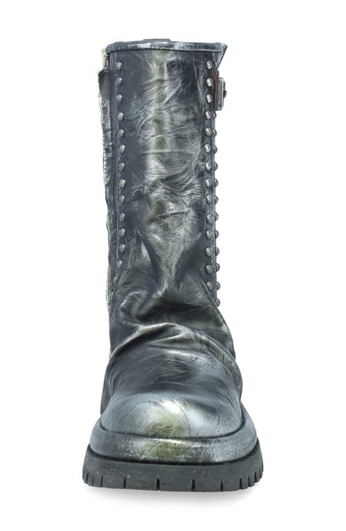 As98 A.s.98 Duke Stud Trim Boot In Silver