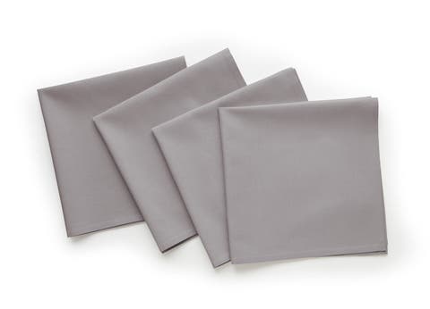 Linen Dinner Napkins - Dru - Cotton Linen Plain, 20" x 20" Inch