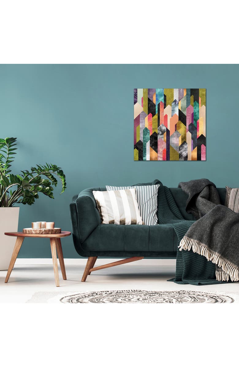 iCanvas Crysrallized by Elisabeth Fredriksson Canvas Wall Art, Alternate, color, Black