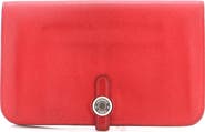 Pre-Owned Hermes Dogon Duo Combined Wallet Leather