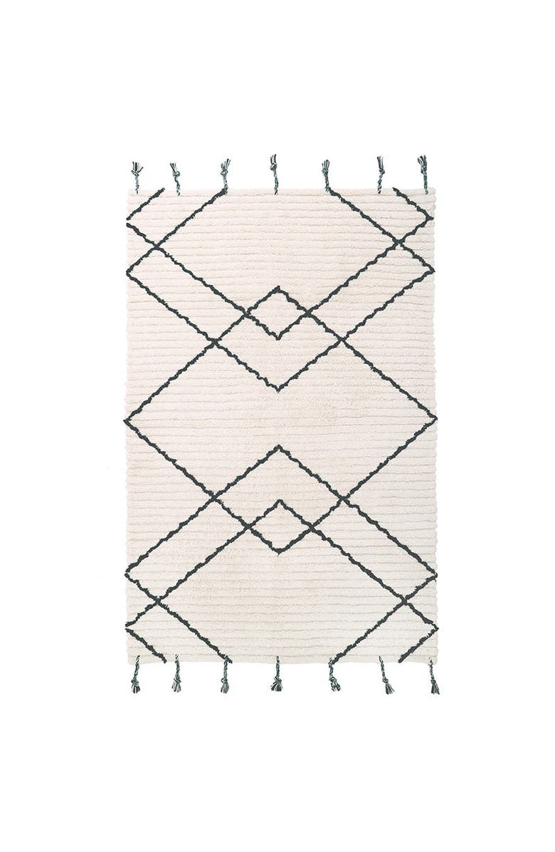 Nattiot Rug Viktor, Alternate, color, Off White / Black