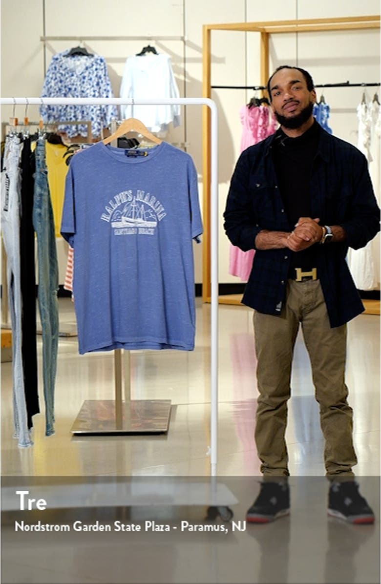 Ralph's Marina Santiago Beach Graphic T-Shirt, sales video thumbnail