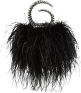 L’alingi Karma Feather Crystal Top Handle Bag